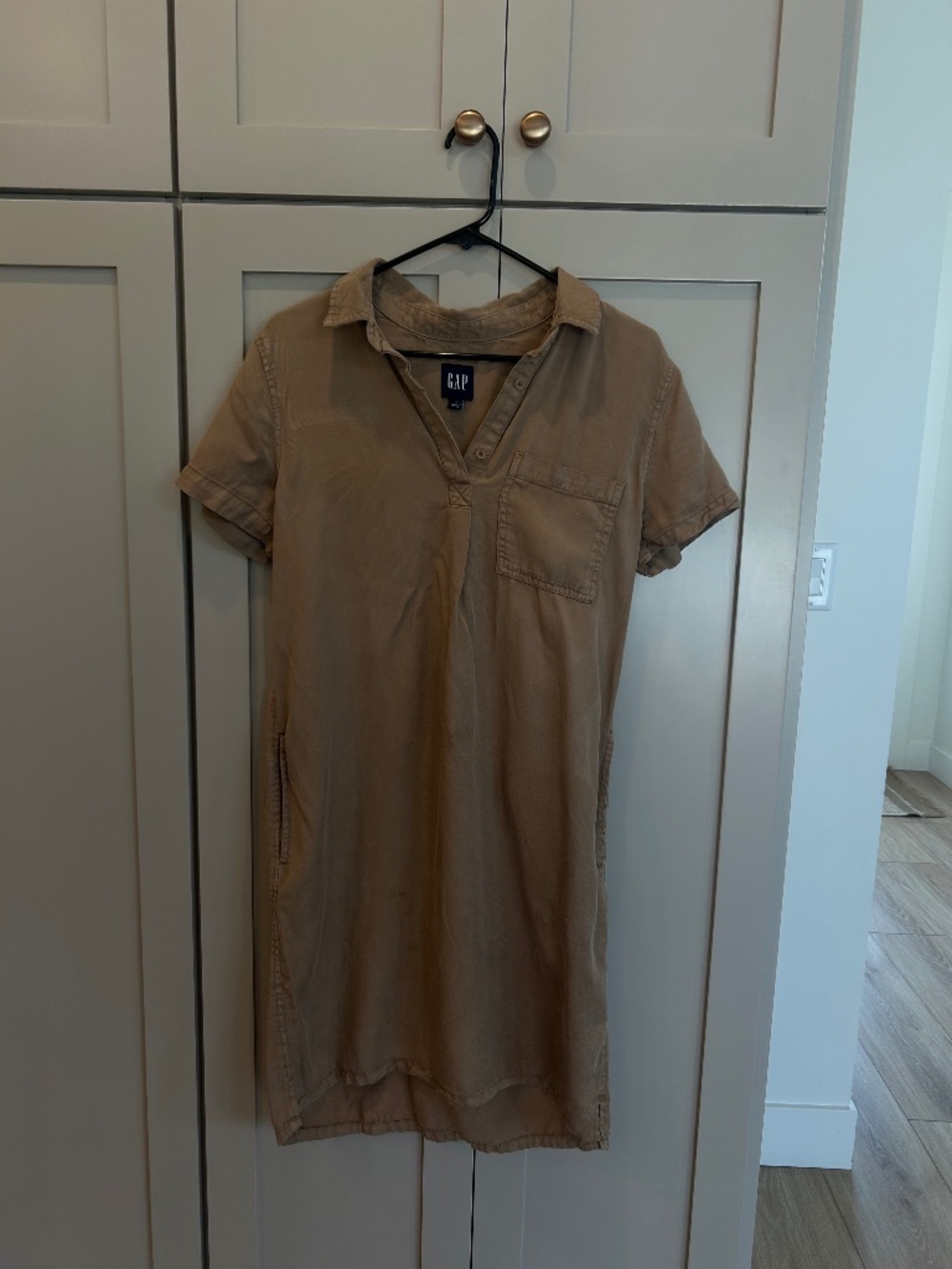 Gap Button Up Shift dress